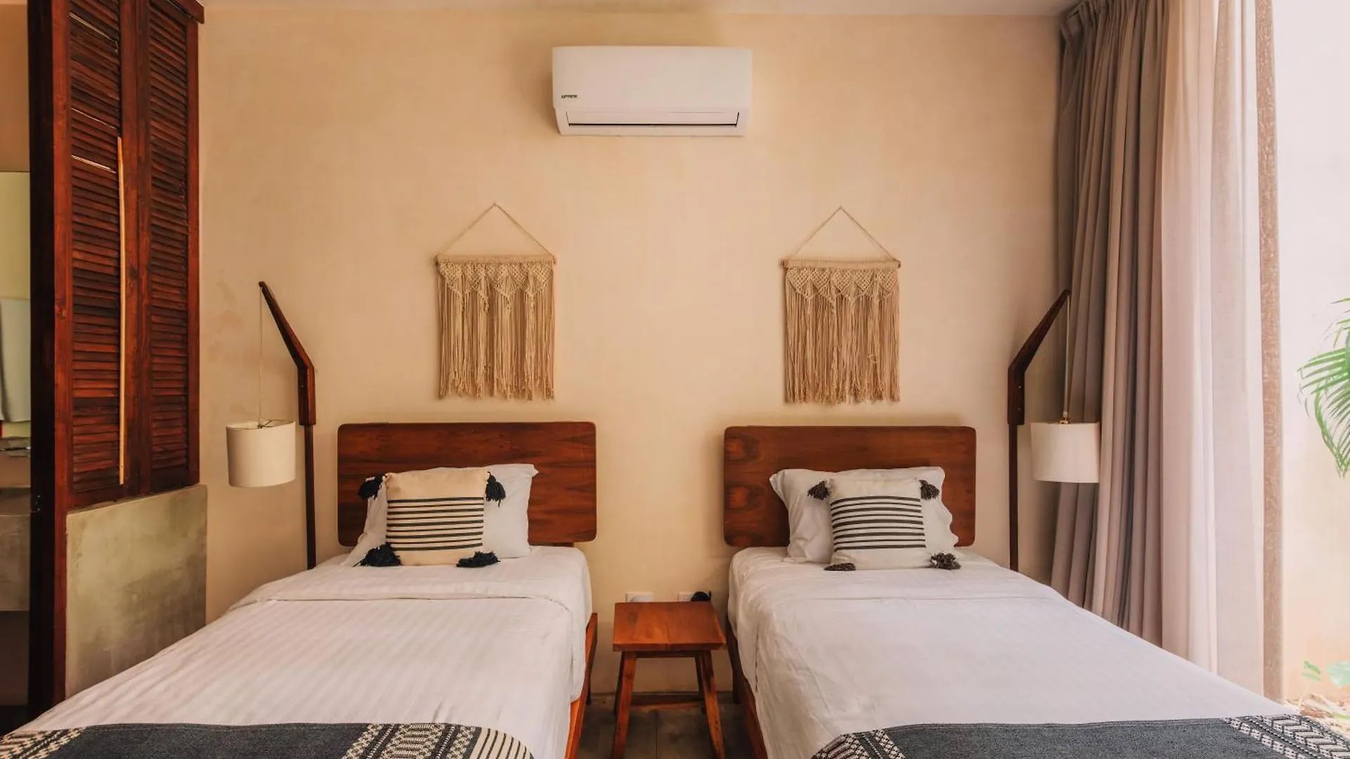 מלון דירות טולום Quiet, Lux, Spacious And Comfy 2Bd 2Bth Condo,Private Pool, Wifi, Ac, 24Hr Security
