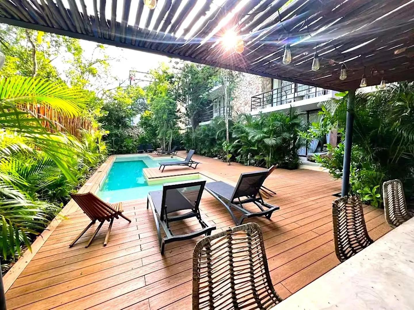 טולום Quiet, Lux, Spacious And Comfy 2Bd 2Bth Condo,Private Pool, Wifi, Ac, 24Hr Security מלון דירות