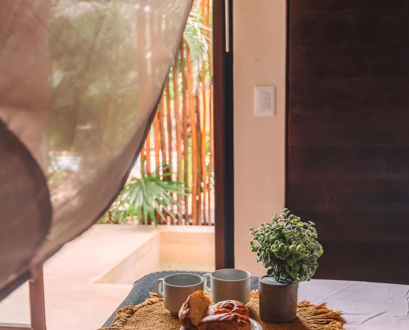 מלון דירות טולום Quiet, Lux, Spacious And Comfy 2Bd 2Bth Condo,Private Pool, Wifi, Ac, 24Hr Security מקסיקו